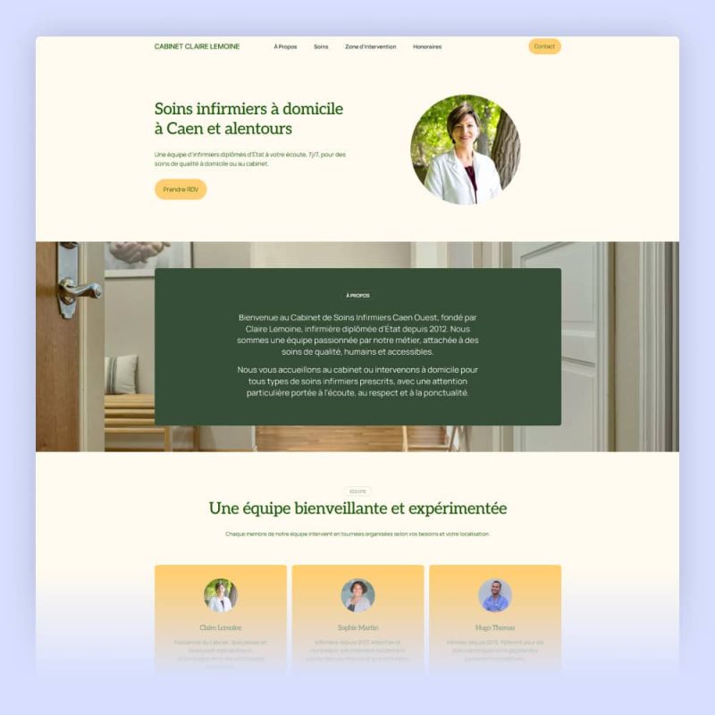 Un modèle de site web IDEL' UP pour IDE libéral