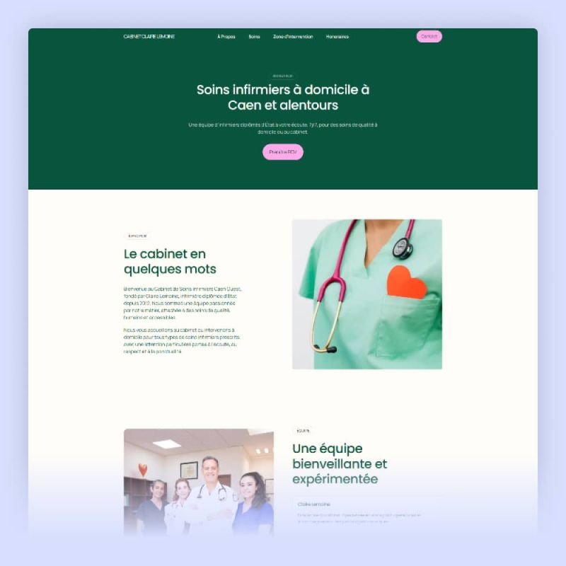 Un modèle de site vitrine IDEL' UP pour IDEL